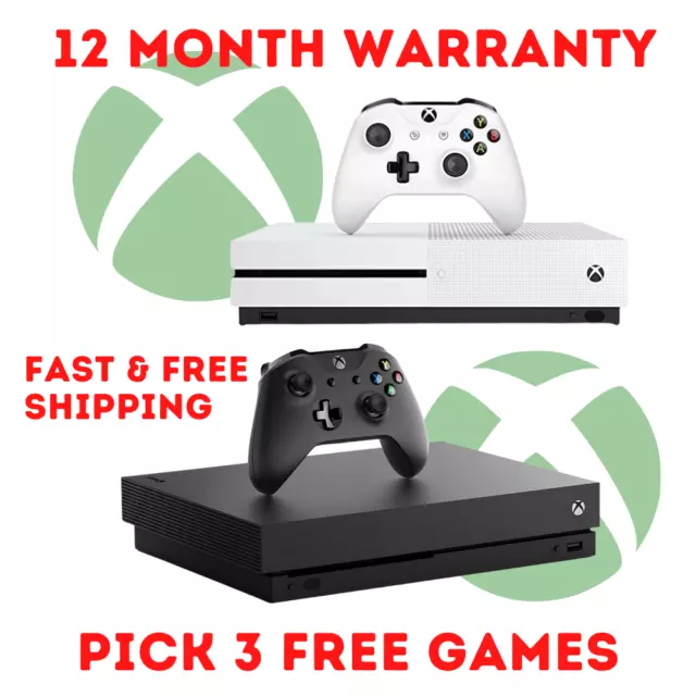 Microsoft Xbox One S 1TB Gaming Console Gray with Wireless Controller  -Manufacturer Refurbished