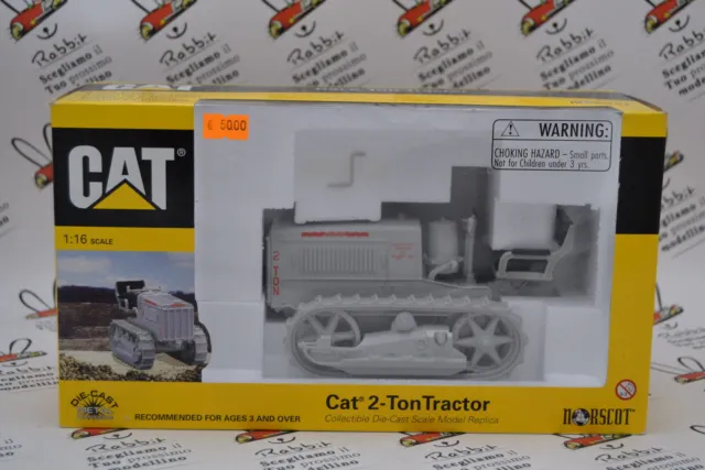 Die Cast Bewegung Terra " Cat 2-TON Tractor " NORSCOT 1/16 (55003)