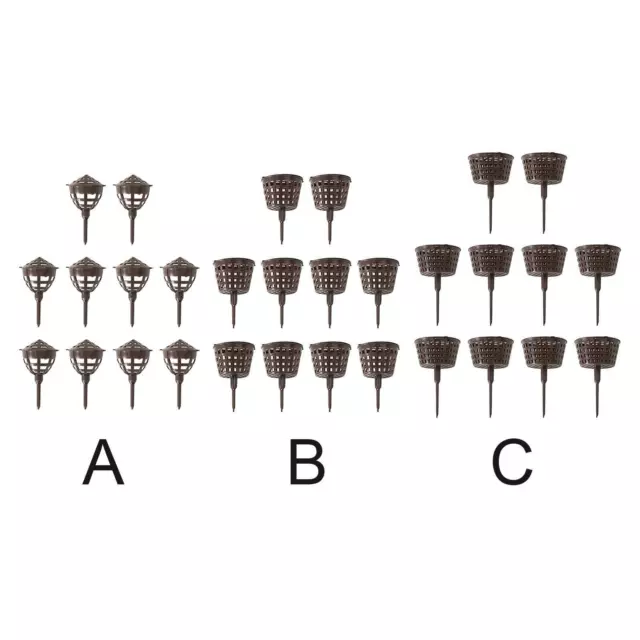 10x panier d'engrais pots de pépinière portables avec couvercle pour