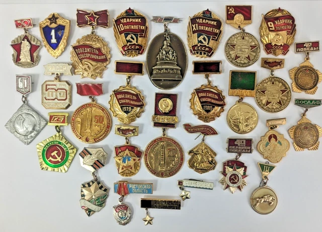 LOT DE 6 Insignes Ex-Urss Thème Aviation EUR 4,00 - FR