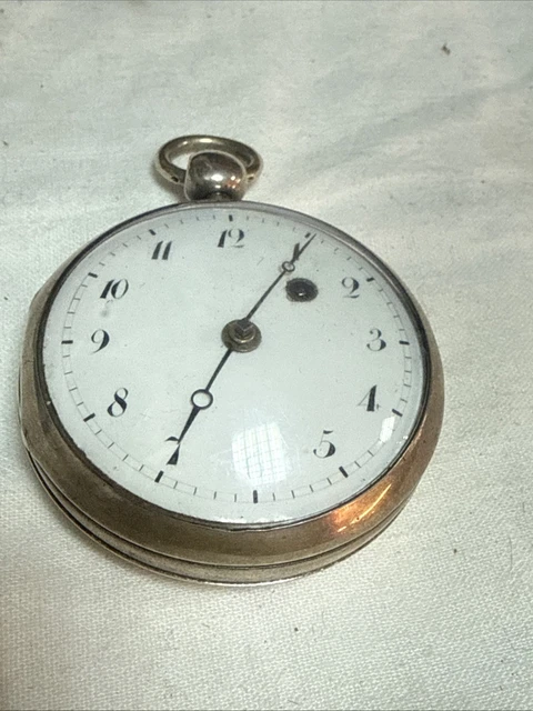 Montre à Gousset Ancienne Du 18ème Siècle - Décor Maçonnique - Mécanique - Occasion Rare