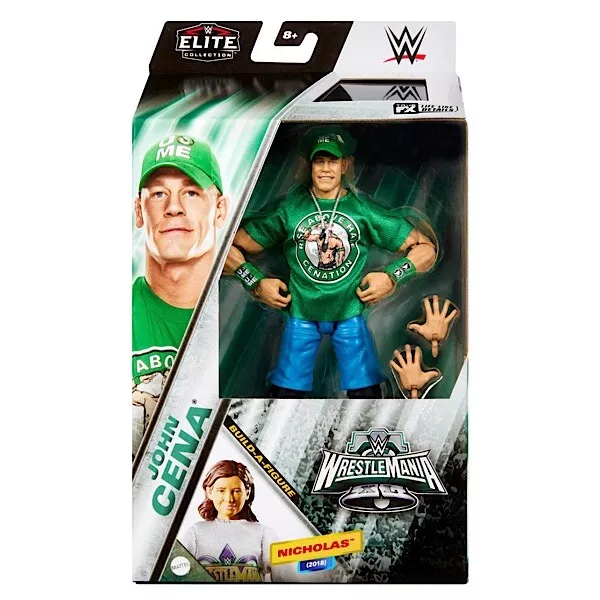 John Cena WWE Mattel Elite Wrestlemania 40 Wrestling Action Figure
