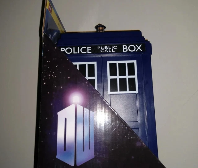 Incomplete Doctor Who Tardis Cookie Jar Lights Sounds Read aboutthe missing part