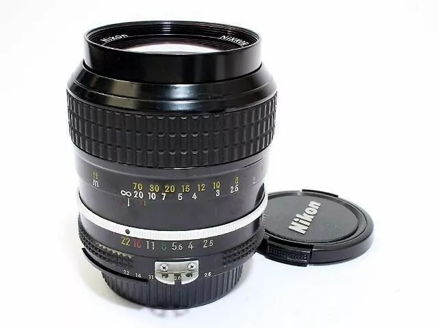 Nikon Ai Nikkor 105mm F2.5 Mf Téléphoto Prime Objectif Fx Excellent De Japon