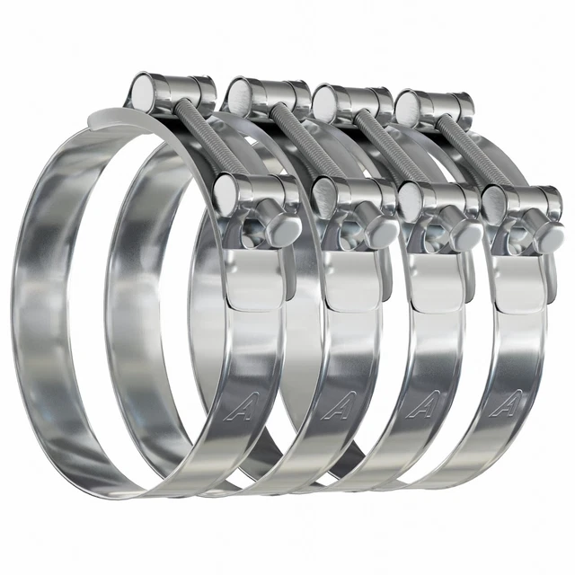 67-75mm Heavy Duty Stainless Steel T-Bolt Turbo Clamp - For Turbocharger & Boost Pipes