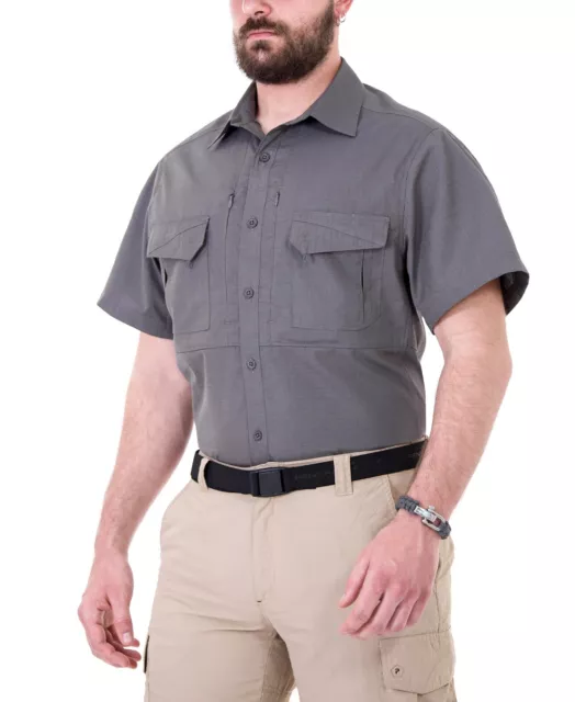 Pentagon Camisa de Manga Corta Hombre Militar Táctica Plató Caqui Talla 4XL 3