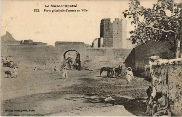 CPA AK Fez - Porte Principale d'Entree en Ville MAROC (1082762)