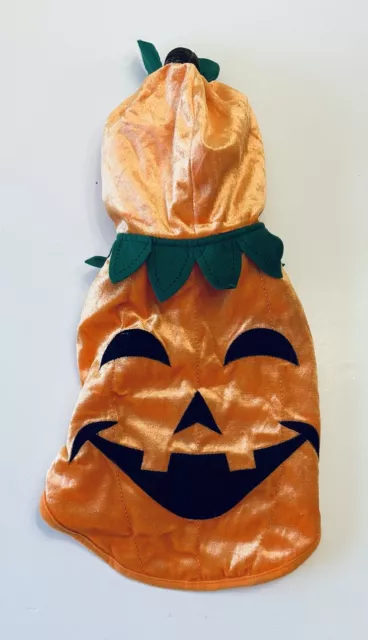 M Medium Orange Pumpkin Dog pet plush Halloween Costume