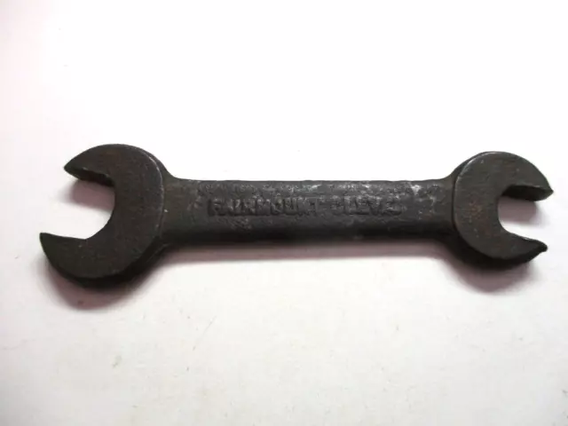 Fairmount Cleve. USA 1/2" - 3/8" (Not Nominated) Open End SAE Wrench Plain Vtg