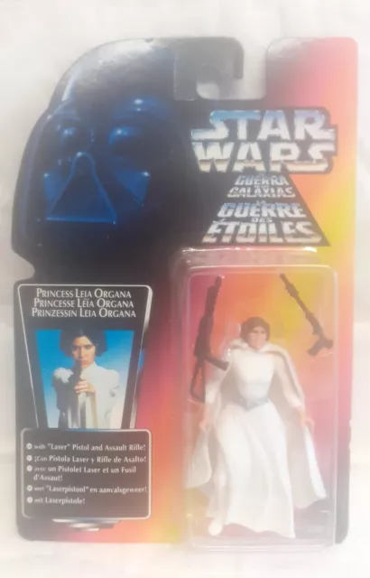 Star Wars Power of the Force (Red Euro) Princess Leia Organa Action Figure MOC