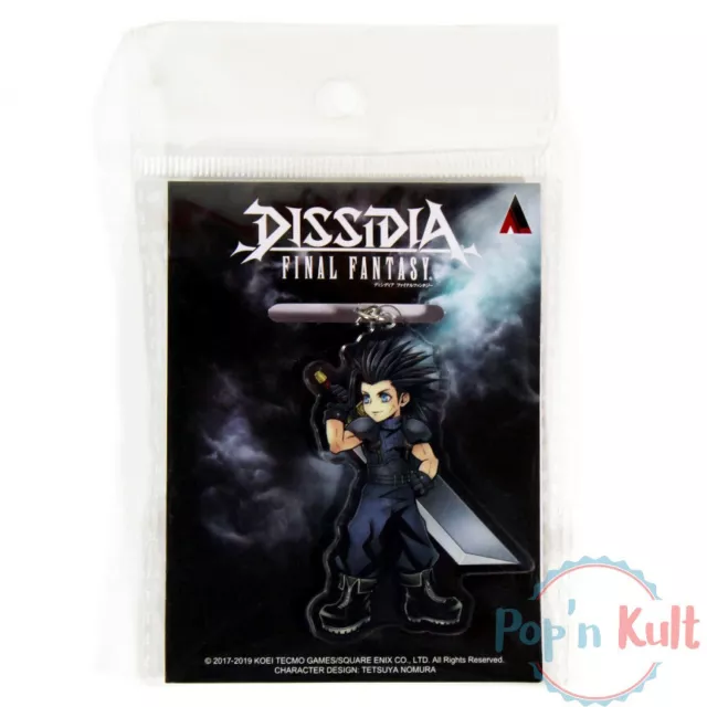 Dissidia : Final Fantasy Zack Acrylic Keychain Keyholder [JAP] Square Enix NEW