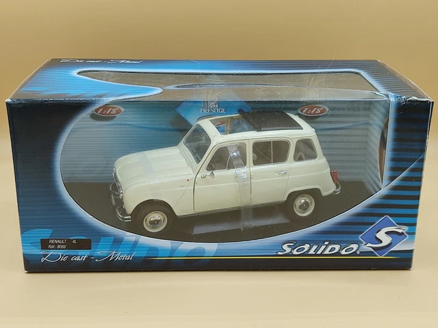 1/18 Renault 4L R4 Découvrable Blanc 1964 Solido ref: 8069