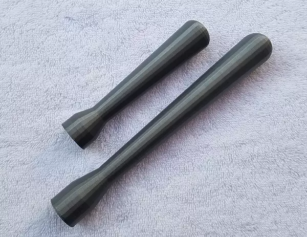 Bartender Muddler set. Standard 20cm long AND rare shorty 13cm long! SILVER colo