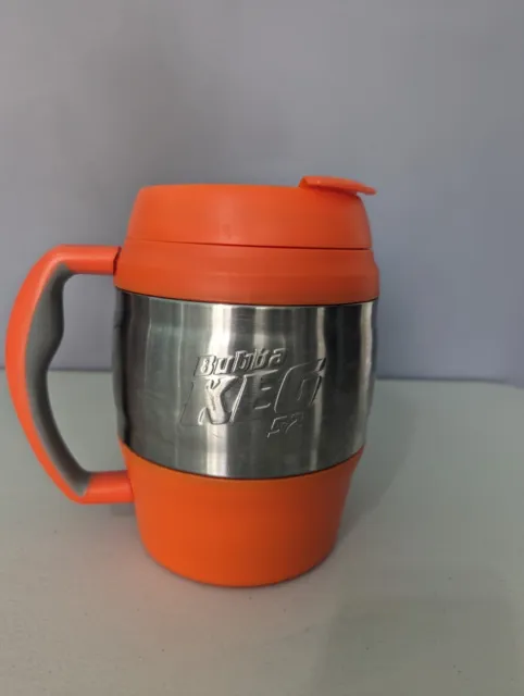 Bubba Keg 52 Oz Orange and Chrome Stainless Steel Insulated Travel Mug
