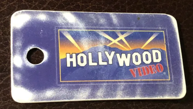 Hollywood Video Membership Key Ring Card