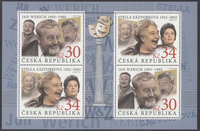 Tschechische Republik 2022   Kleinbogen Mi. 1157-58  postfrisch / ** / MNH