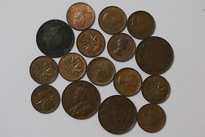 Canada Old Coins Useful Lot B46 Xr20