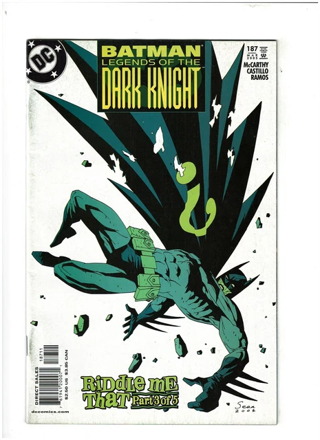Batman Legends of the Dark Knight #187 VF 8.0 DC Comics 2005 Riddler app.