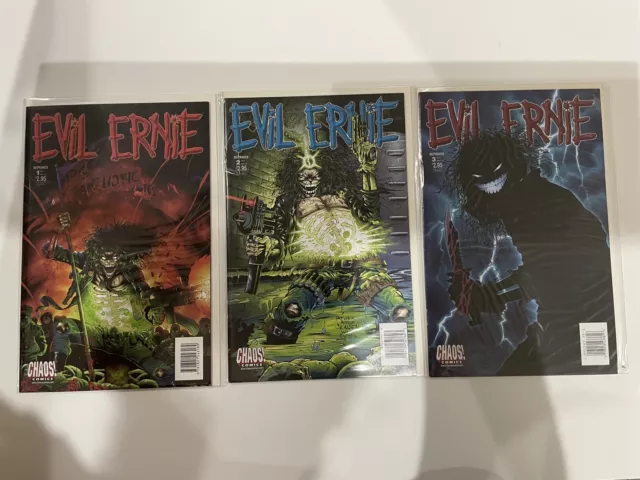 Evil Ernie Depraved 1 2 3 Lady Death Chaos Comics Complete Run Set Lot