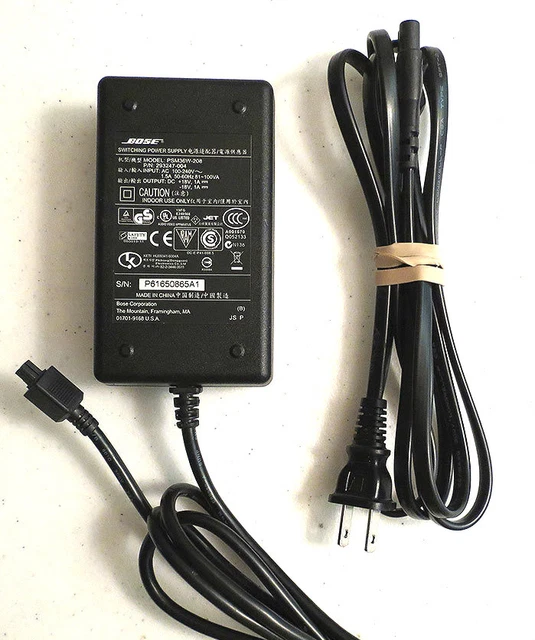 18v 1A Bose adapter cord LifeStyle RoomMate electric power cable wall plug box