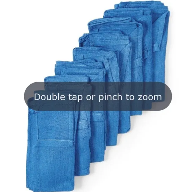 Medline Blue O.R. Towels MDT2168208 CASE Of 80 STERILE PACKS  NEW