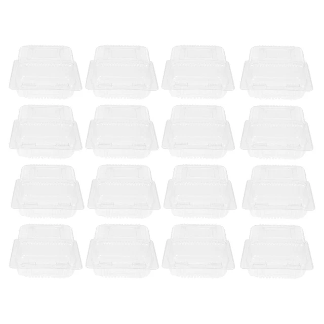 100 piezas Cajas Para Pasteles Horneador Bandeja Sushi Cúpula