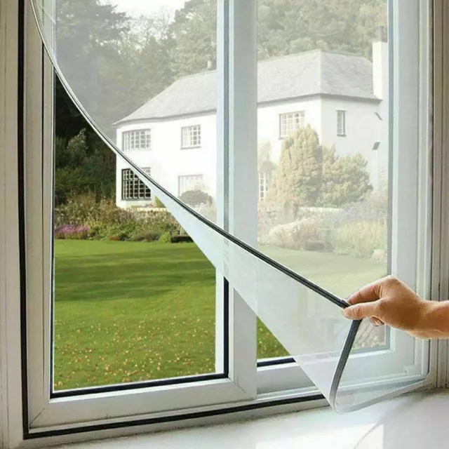 Mosquitera Para Ventana  Fija Universal Con Autoaderente Diferentes Tamaños