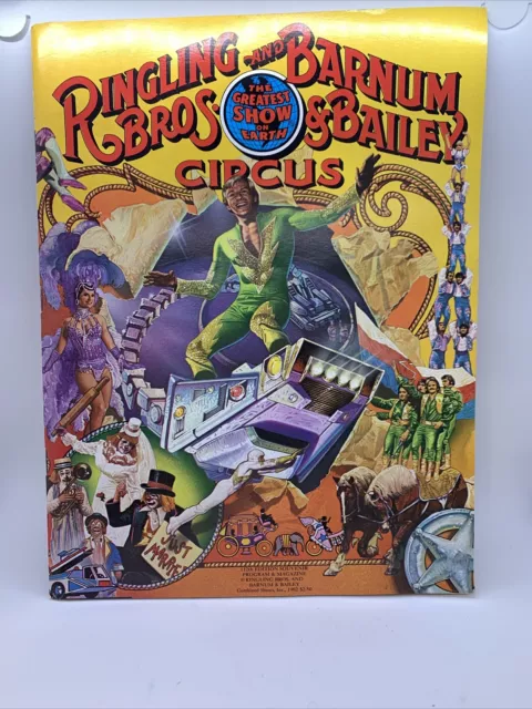 1982 Ringling Brothers And Barnum & Bailey Circus Souvenir Program & Magazine