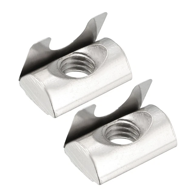 Roll in Ressort écrous T M8 Série 3030/4040 universel ressort feuille 10 Pcs