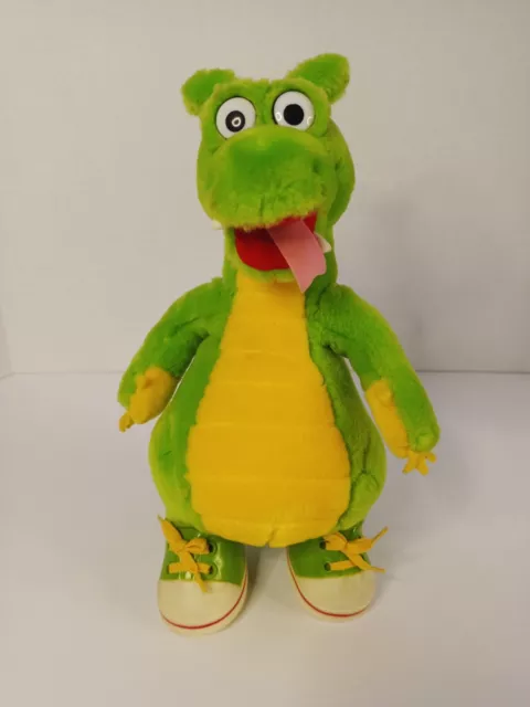 The Adventures of DUDLEY the Dragon 10" Green Plush Stuffed Animal 1995 Standing