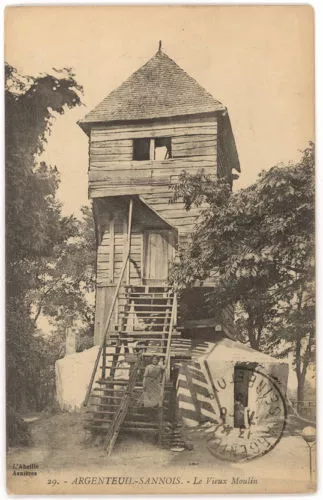 Cpa Argenteuil - Le Vieux Moulin Circa 1914