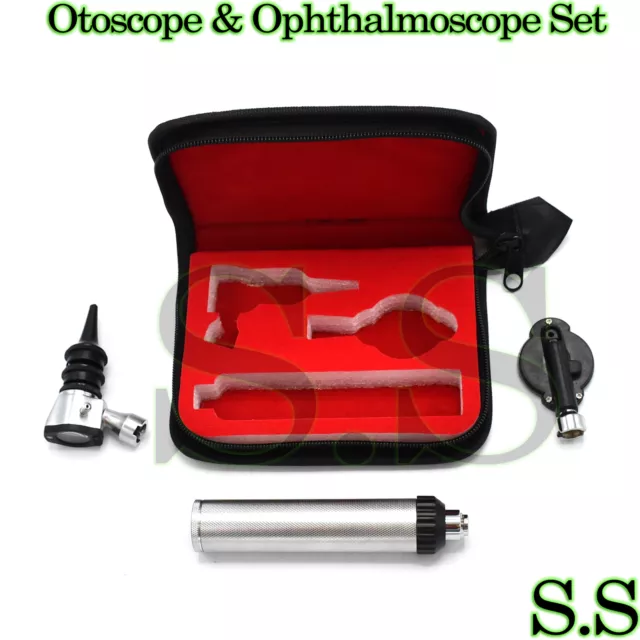 NEW Professional Physician OPHTHALMOSCOPE OTOSCOPE DIAGNOSTIC SET + NT-939 2