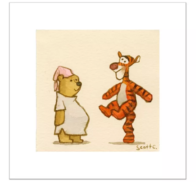 Scott C Great Showdowns DER BÄR UND DER TIGER Disney Winnie Puuh Tigger 5x5"