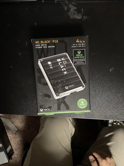 WD Black P10 4TB External USB Portable Hard Drive - Xbox 
