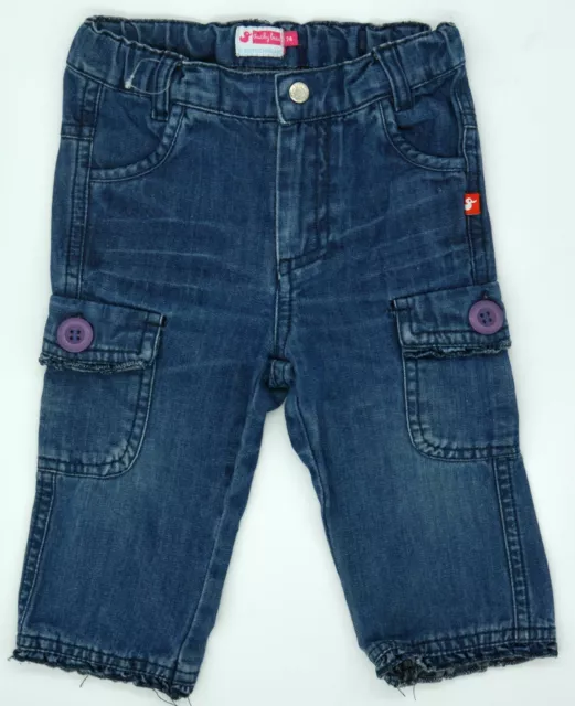 Nobile Originale Bambino Jeans Pantaloni Pantaloncini Di Ducky Beau Taglia 74