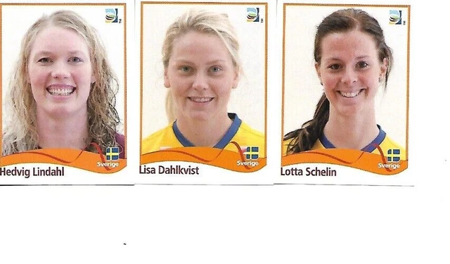 Panini Sammelbilder Frauen - Fußball WM 2011, Schweden.