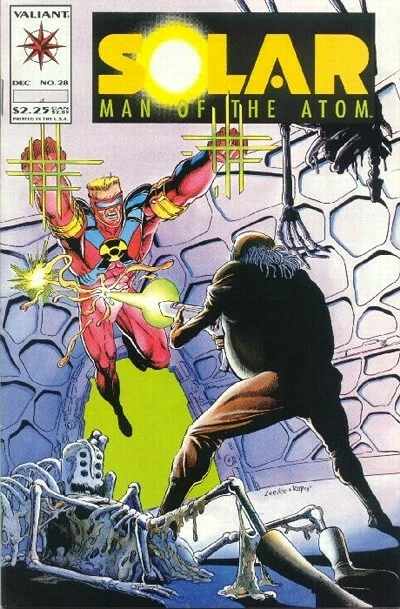 Solar Man of the Atom #28 December 1993 Valiant Comic Book (VF/NM)