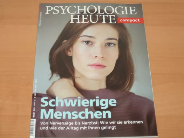 PSYCHOLOGIE HEUTE compact "Schwierige Menschen" Heft 56 aus 2019 ungelesen!