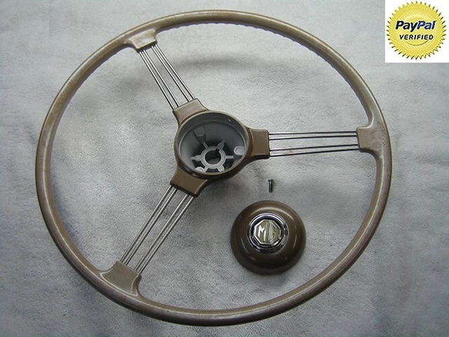 Restored Td Tf Mgtd Mgtf Original Brooklands Steering Wheel- Not A Reproduction