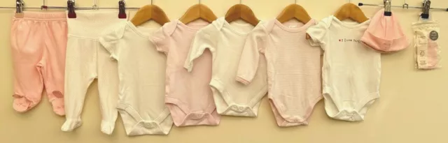 Baby Girls Bundle Of Clothing Age 0-3 Months H&M Cherokee M&S