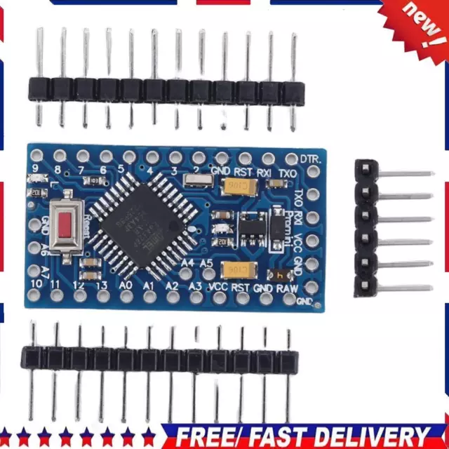 Pro Mini 328 ATMEGA328 Module 5V 16MHz ATMEGA328P Development Board for Arduino