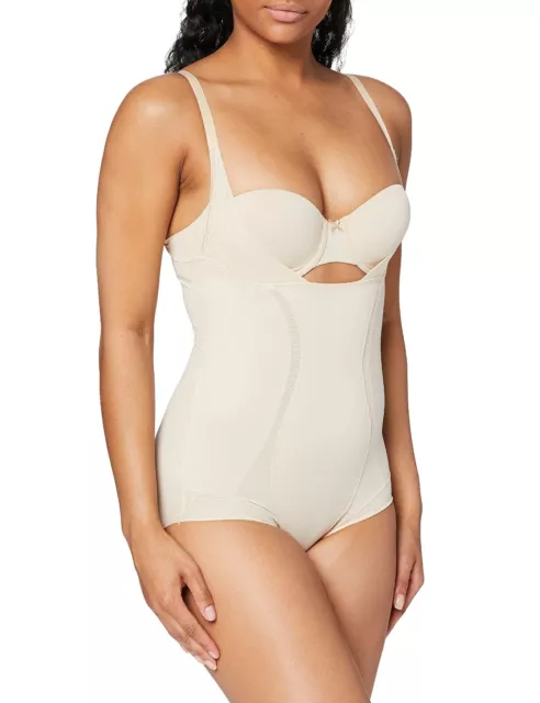 MAIDENFORM ENDLESSLY SMOOTH Plunging Multi Way Nude Bodybriefer Womens 34C  £18.26 - PicClick UK