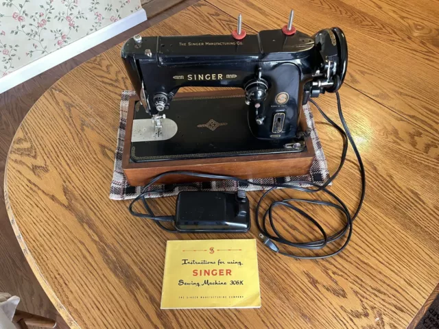 Singer 306M Antique Sewing Machine