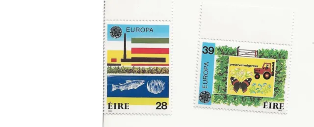 1986 - Ireland - "Europa" - 2 Mnh W/Margins #658-59