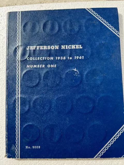 Jefferson Nickel Five Cent Coin Collection-65 Coins from 1938 to 1961
