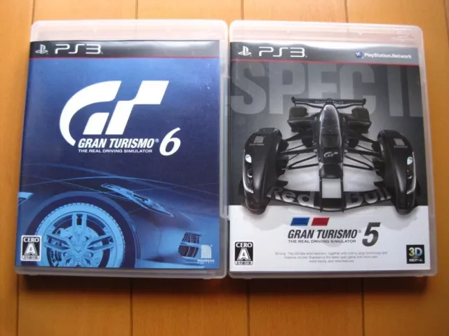 Gran Turismo The Real Driving Simulator 5 SpecⅡ& 6 set Sony Playstation 3 PS3