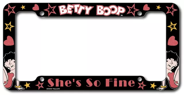 Chroma Graphics Betty Boop Glitter Plate Frame