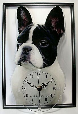 Berger Horloge pendule chien berger des shetland 3 clock dog uhr hund reloj perro 