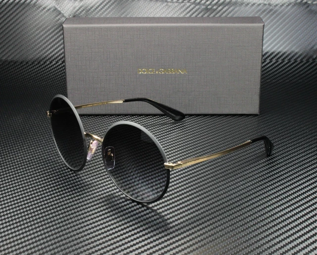 DOLCE GABBANA DG2155 12968G Matte Black Grey Gradient 56 mm