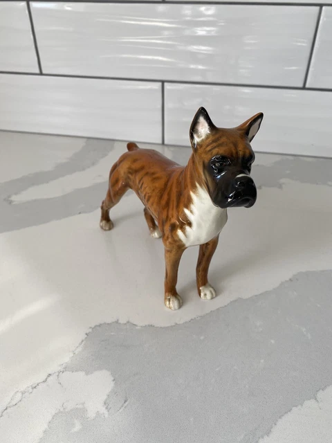 Goebel Germany Boxer Dog Figurine #CH 617 Excellent Condition No Damages